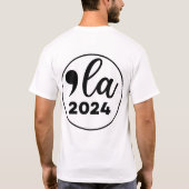T-shirt Election 2024 Kamala Harris Merch Comma La drôle T (Dos)