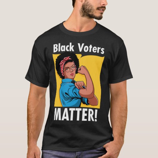 T-shirt Élection de Black Voters Matter 2020 afro-américai (Devant)