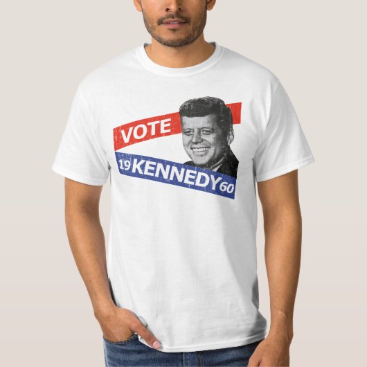 T-shirt Élection de JFK Kennedy (Devant)