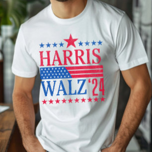 T-shirt Élection de vintage Harris et Walz 2024