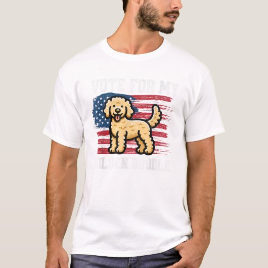 T-shirt Élection du président Doodle (Devant)