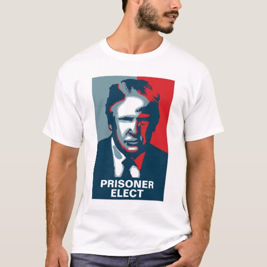 T-shirt ÉLECTION DU PRISONNIER Donald Trump (Devant)