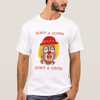 T-shirt Élection d'un clown dans l'attente d'un cirque, an