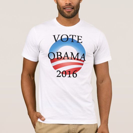 T-shirt Élection présidentielle de Barack Obama 2016 de (Devant)