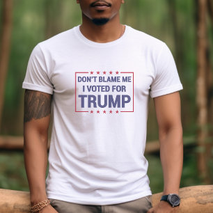 T-shirt Élection Trump 2024 - J'ai voté pour Trump