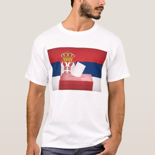 T-shirt Élections en Serbie (Devant)