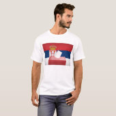 T-shirt Élections en Serbie (Devant entier)