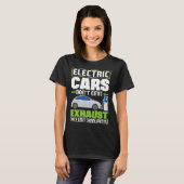 T-shirt Electric Cars emit compliments Battery Electric Ve (Devant entier)