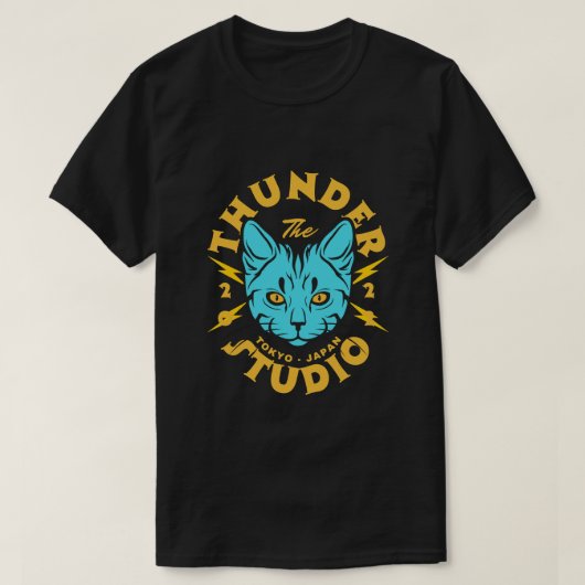 T-shirt Electric Cat Studio (Design devant)