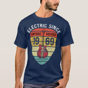 T-shirt Electric depuis 1969 Limited Edition Guitare Vinta