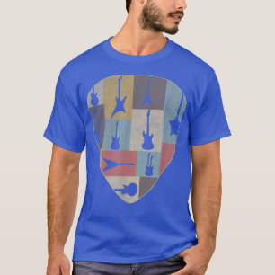T-shirt Electric Guitar Plectrum Rock Music Guitarist
