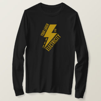T-shirt Electric Laugh Lightning Bolt Art