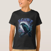 T-shirt Electric Raven F-caw-f Halloween Moon (Devant)