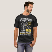 T-shirt electrical lineman's wife lineman spouse  Quote (Devant entier)