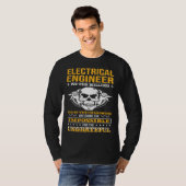 T-shirt Electricial Engineer We The Willing Lineman Electr (Devant entier)