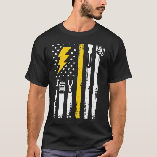 T-shirt Electrician (Devant)