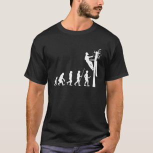 T-shirt Electrician Worker Evolution Electricity & Worker