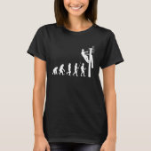 T-shirt Electrician Worker Evolution Electricity & Worker (Devant)