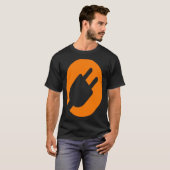 T-shirt Electricians craft socket  idea for Father's Day (Devant entier)