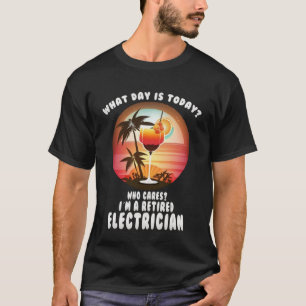 T-shirt Électricien à la retraite pensionné