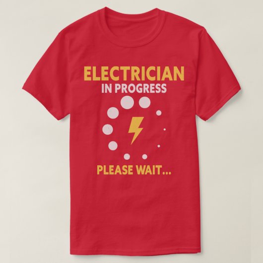 T-shirt Électricien Apprentice Chargement Journeyman (Design devant)