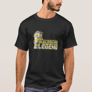T-shirt Électricien artisan en tension électricien