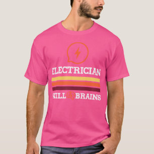 T-shirt Electricien Drôle Dire Electro Travailleur Tension