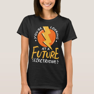 T-shirt Électricien drôle futur Ingénieur électricien