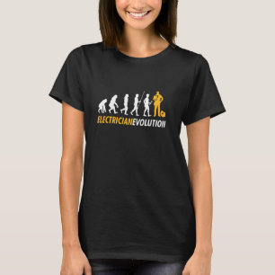T-shirt Électricien Evolution Électricien Travailleur élec