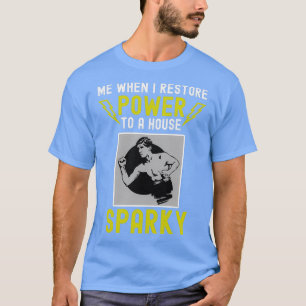 T-shirt Electricien Funny Sparky ElectricTShirt