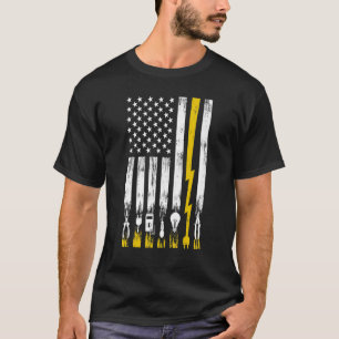 T-shirt Électricien Hommes femmes Ingénieur électrique Lin