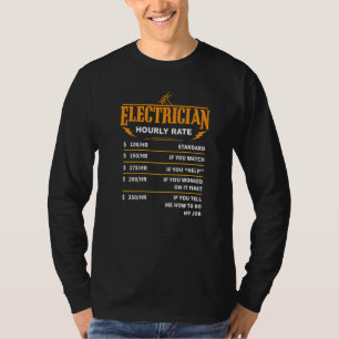 T-shirt Électricien Monteur de lignes Spécialiste de l'éle