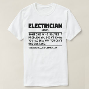 T-shirt Électricien Noun Cool Papa Retraité Fête des pères