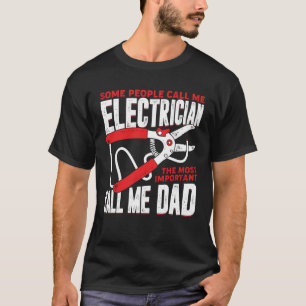 T-shirt Electricien Papa Père Cadeau