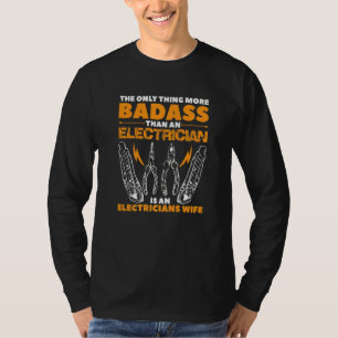 T-shirt Électricien Pour Épouse Électricielle