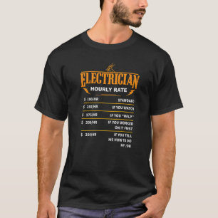 T-shirt Electricien Wiremer Lineman Power Expert en couran