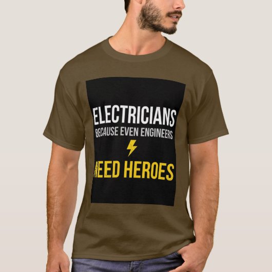 T-Shirt électriciens (Devant)