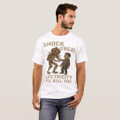 T-shirt Électricité Choc (Devant entier)