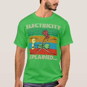 T-shirt Electricité expliquée TShirtElectricity expliquée