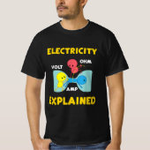 T-shirt Electricity Explained (Devant)