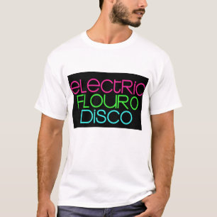 T-shirt électrique-fluoro-disco