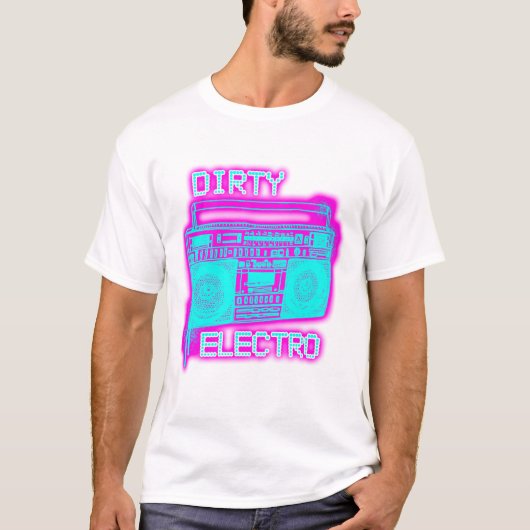 T-shirt Électro chemise (Devant)