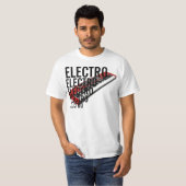 T-shirt Électro. Classe écartée (Devant entier)