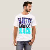 T-shirt Electro est le nouveau noir (Devant entier)