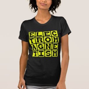 T-shirt Électromagnétisme, Direction de la physique