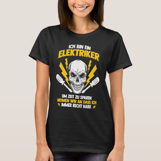 T-shirt Electronic Craftsman Tool Electrical Engineering (Devant)