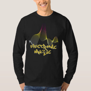 T-shirt Electronic Music Soundwave Design for Electro Fans