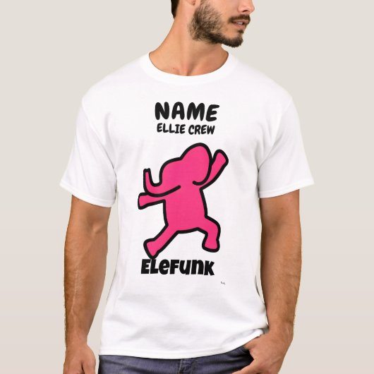 T-shirt Elefunk Funny Elephant - Conception personnalisée (Devant)