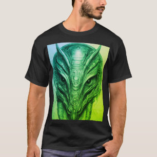 T-shirt Élégance ailée : Tatouage Futuriste