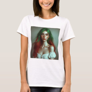 T-shirt Élégance bicolore